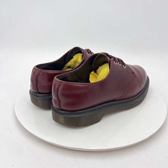 Dr Martens Air Cushion Sole 10078 Women Size 6 Brown Leather Low Top Derby Shoes - Picture 5 of 14